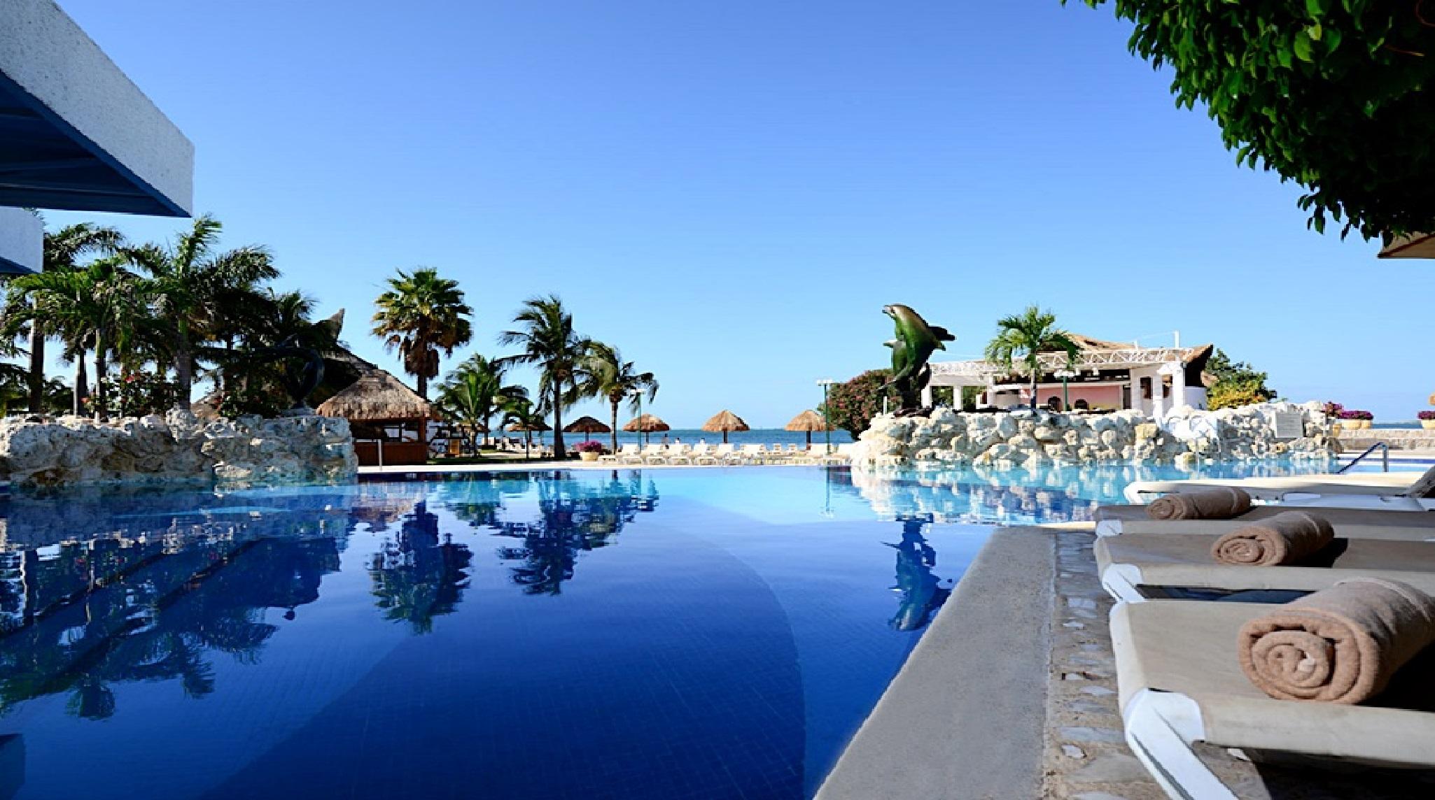 Sunset Marina & Yacht Club Hotell Cancún Exteriör bild