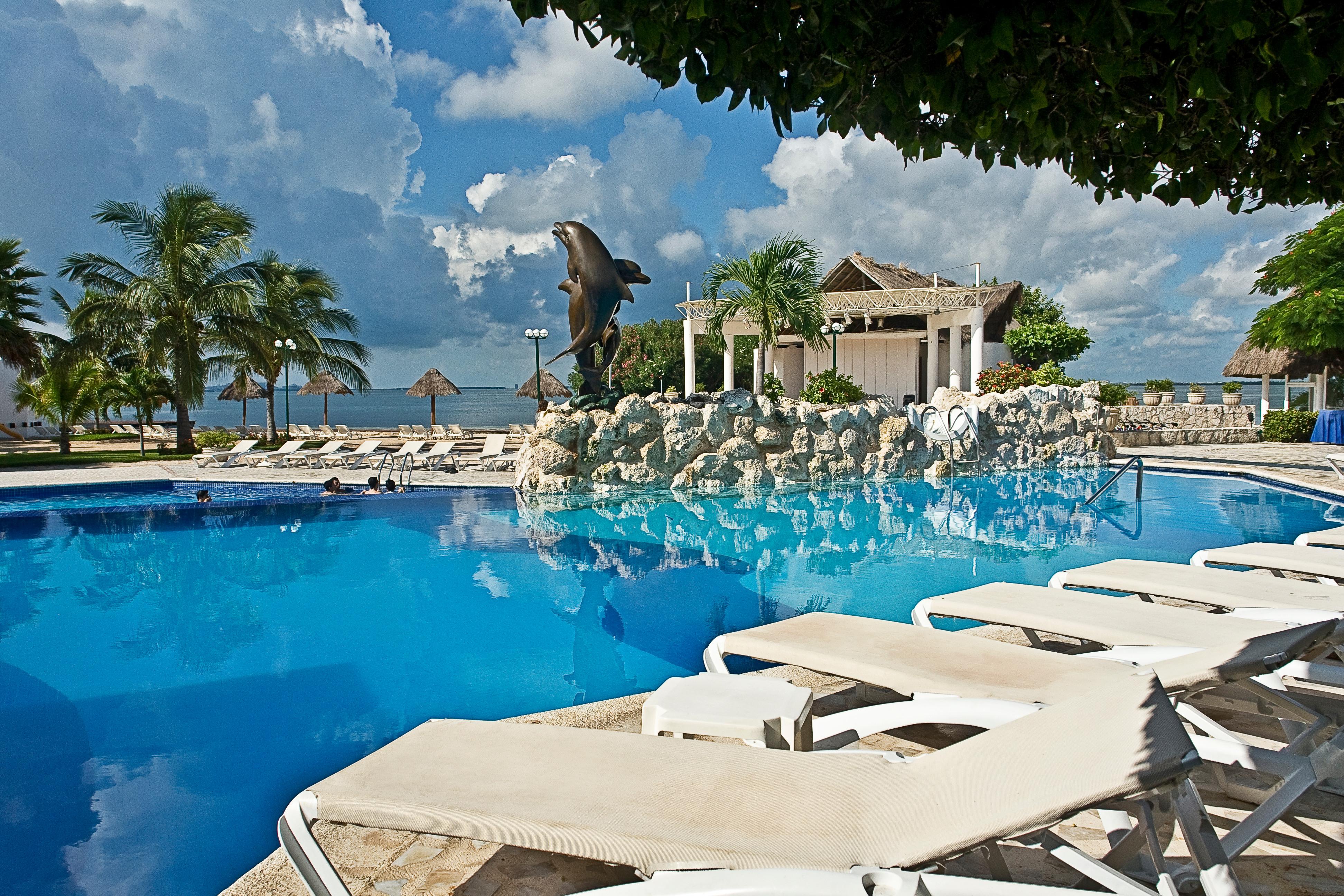 Sunset Marina & Yacht Club Hotell Cancún Exteriör bild